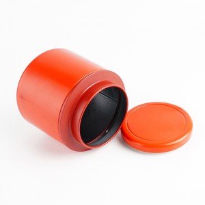 New Design Round Metal Box Food Safe tea Tin Can