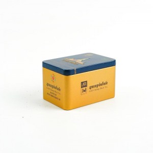 Cutie de ceai Matcha cu logo personalizat în formă pătrată TTB-012