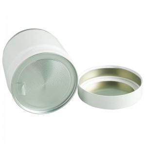 White Airtight Wholesale Tea tin can TTC-004