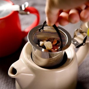 Китайський керамічний чайник з заваркою