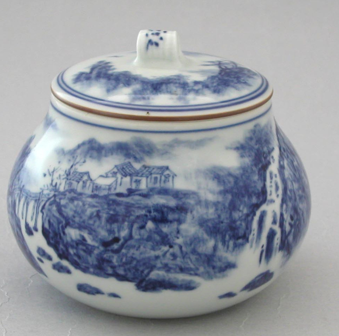 A 'cleachdadh Caddy Tea Ceramic
