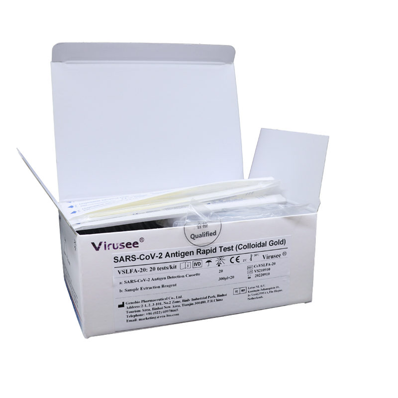 Test rapido dell'antigene SARS-CoV-2 (oro colloidale)