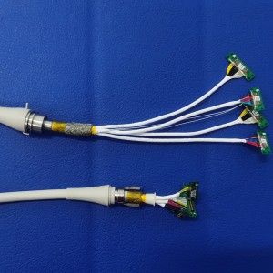 Ultrasonic transducer cable musangano