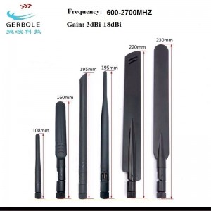 High Gain 5dBi Indoor Rubber GSM/3G/WiFi/4G LTE Foldable Router Ap Antena