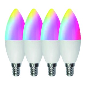 E14 LED Candle Tuya WiFi Smart Led boolubu RGB BU-E14-CA-WIFI