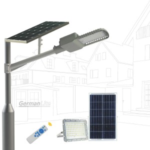 एलईडी सौर्य स्ट्रीट लाइट 60W 120W GAN3
