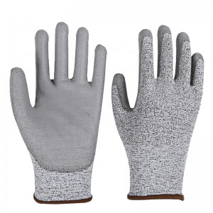 Cut Resistant TPR Anti-Impact Mechanical Safety Work Glove with Sandy Nitrile Coating En388