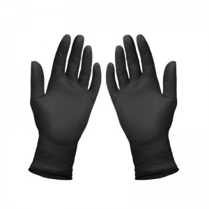 Gloves Nitrile Mixtum Disposable Non Medical Gloves Pulvereum Free Nitrile Vinyl Blend Gloves CE Approbatum
