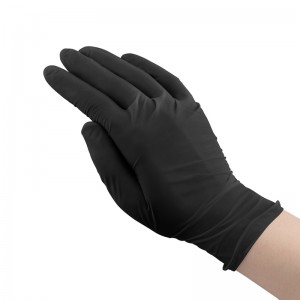 Warm verkope weggooibare veiligheidsbeskermende nitrilgemengde handskoene Hoë kwaliteit nitrilhandskoene Werkhandskoene
