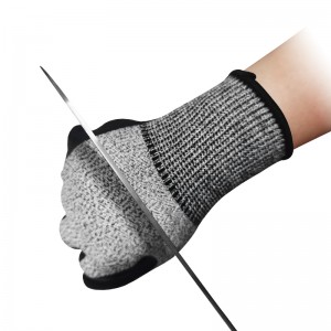 Umgangatho ophezulu we-Acrylic Fiber knitted Liner Micro-Foam Latex Coated Work Safety Gloves