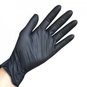 ホットセール安全使い捨てヘビーデューティー作業検査ニトリル手袋