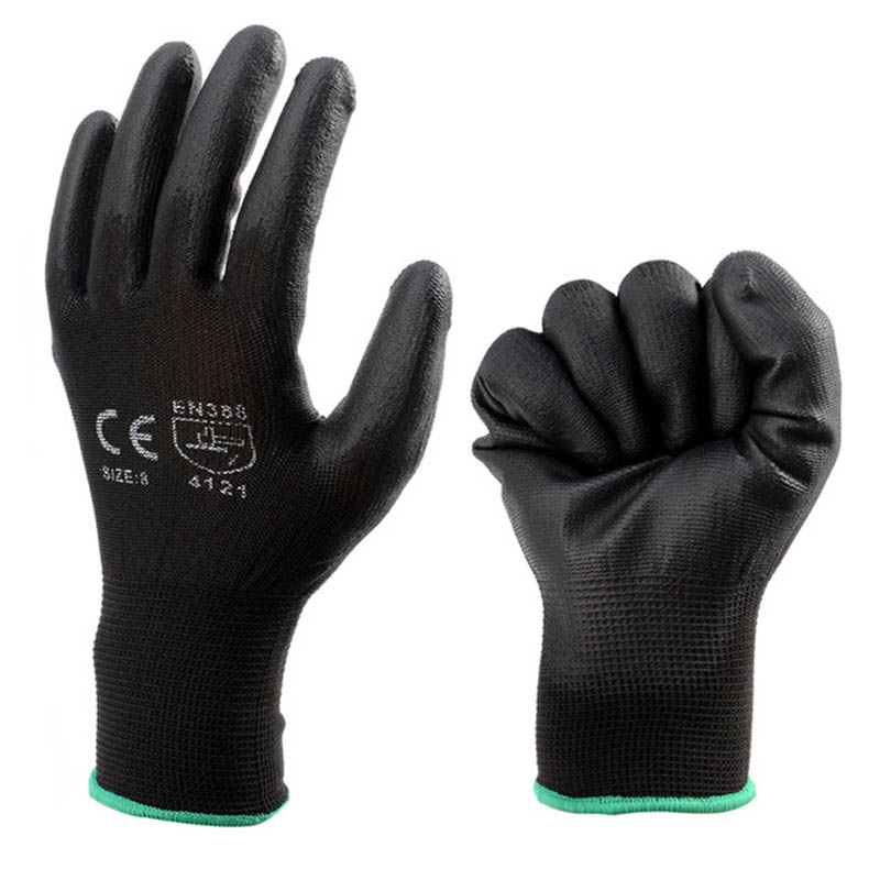 13G Hppe Shell Нітрилові повітропроникні рукавички з пінопластовим покриттям. Промислові робочі рукавички, стійкі до порізів. Висока якість. Представлене зображення
