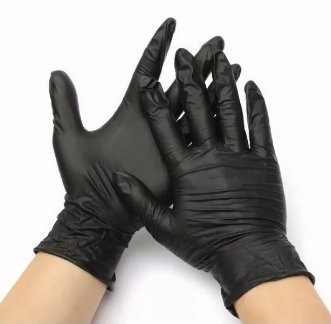 Disposable Nitrile Vinyl Examination Blended Industrial Food Safety Examination Gloves with CE ISO FDA Featured Image