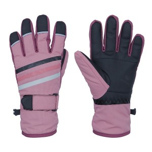 Товсті зимові вітрозахисні шкіряні лижні рукавички для спорту на відкритому повітрі для дорослих