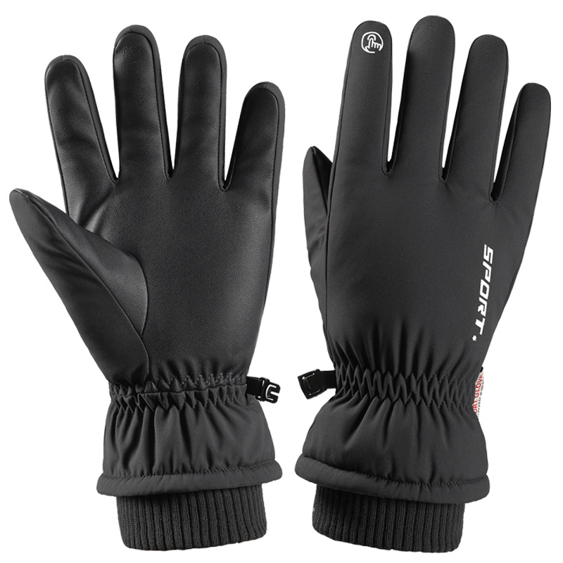 Amazi Yumudugudu Wumuyaga Wumuyaga Utagira umuyaga Womn Yiruka Amagare Ski Gloves Touchscreen Ubushuhe bwa Thermal Gloves Feature