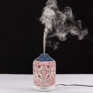 Getter 7LED gaismas difuzors 100ml smaržas gaisa miglas mitrinātājs keramikas ultraskaņas elektriskais ēterisko eļļu difuzors