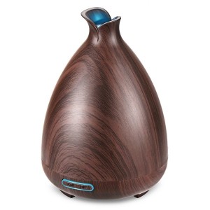 Essential Oil Diffuser, 150ml Wood Grain Aromatherapy Oil Diffuser with Adjustable Mist Mode Waterless Auto Shut-Off Humidifier and Diffusers for Essential Oils