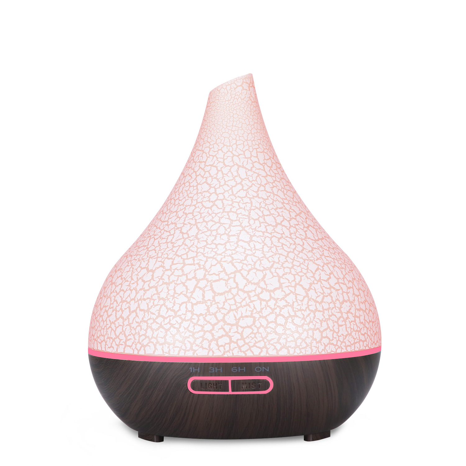 Домашній зволожувач повітря з тріщинами на 400 мл, 7 кольорів, світлодіодний ультразвуковий ароматичний дифузор