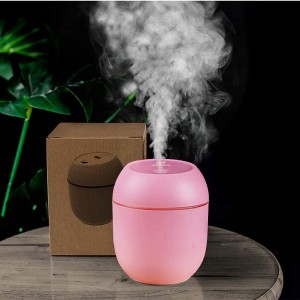 USB-Powered Mini Humidifiers for Bedroom Baby Home Office Car with LED,Air Humidifier for Facial moisturizer 250ml