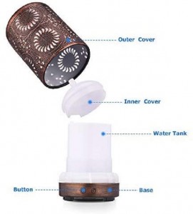 OEM China China Rainbow 120ml Cool Mist Air Aromatherapy Humidifier