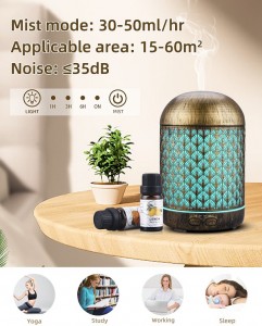 Factory Outlets China Iron Ultrasonic Aroma Humidifier Diffuser