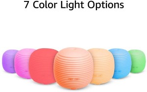 100ml Ultrasonic Aromatherapy Essential Oil Diffuser, with 7-Color Night Light