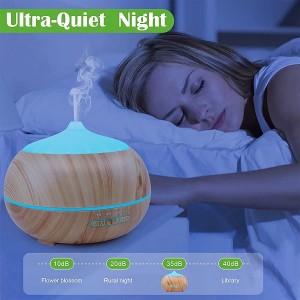 500ml Wood Grain Ultrasonic Aroma Diffuser for Large Room