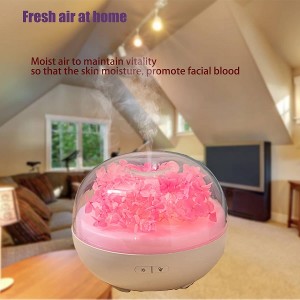 I-Oil Humidifier Pink Flower USB Aromatherapy Essential Oil Diffuser Air Aromatherapy Diffuser Aromatherapy Diffuser