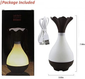 Ultrasonic Essential Oil Diffuser, Aromatherapy Diffuser Cool Mist Humidifier |បិទដោយស្វ័យប្រវត្តិដោយគ្មានទឹក - ឧបករណ៍បំលែងប្រេងសំខាន់ៗសម្រាប់បន្ទប់គេងជាមួយអំពូល LED ពេលយប់