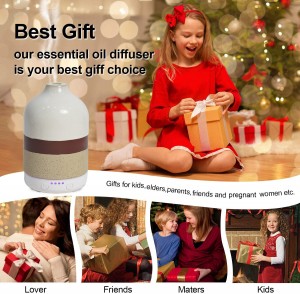 ʻO Getter High Quality 100ml Aroma Oil Diffusors Ceramic Essential Oil Diffuser Air Humidifier