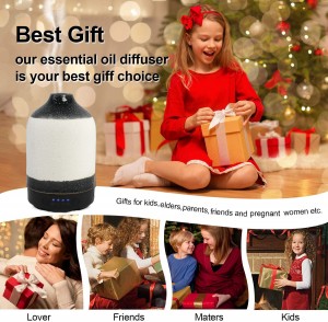 Getter Keramik Portabel Ultrasonic Diffuser Aroma Minyak Atsiri Aromaterapi Humidifier Diffuser Aroma
