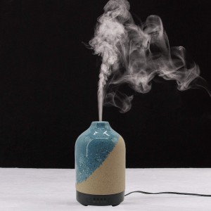 2019 คุณภาพสูงในครัวเรือนของจีน Glass Cold Scented Mister Ultrasonic Aroma Air Humidifier