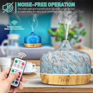 500ml Essential Oil Diffuser, 3D Glass Ultrasonic Aromatherapy