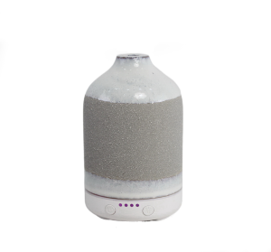 Getter New chladivá mlha 100 ml Difuzér esenciálního oleje vyrobený z keramiky s časovačem a rotujícím LED světlem