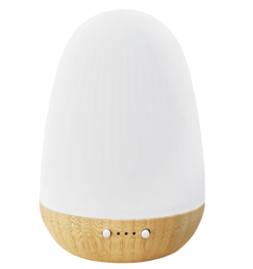 Getter Portable White 180ml Bambûya cama seramîk a bêhna rûnê bingehîn Ultrasonic Diffuser–Miro