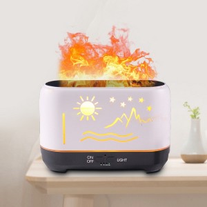 I-Aroma Diffuser ene-Flame Light Mist Humidifier Aromatherapy