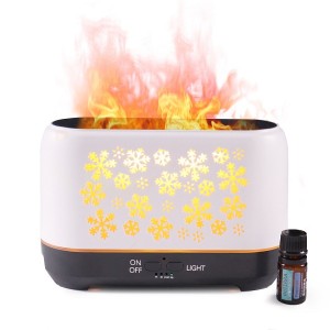 Aroma Diffuser met Flame Light Mist Bevochtiger Aromaterapie