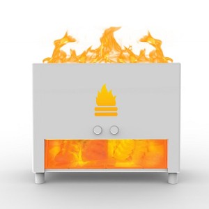 Imikhiqizo Eshisayo Esanda Kufika 2022 I-Ultrasonic Flame Diffuser 3D Fire Scent Humidifier Yasekhaya