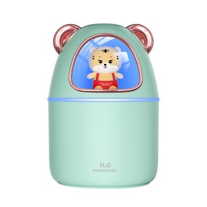 Humidifier Macan Cilik, Diffuser lan Lampu Wengi kanggo Bocah-bocah / Bocah-bocah