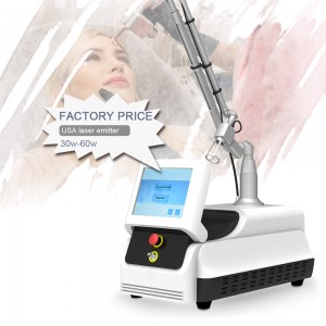 Portabel fractional co2 laser 10600nm mesin resurfacing kulit pikeun pamakéan salon