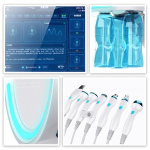 Smart Ice Blue Multifungsi Portable Skin Analyzer