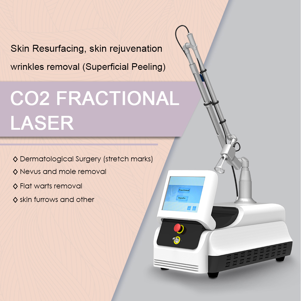 ម៉ាស៊ីនលក់ផ្ទាល់ពីរោងចក្រ Co2 Fractional Laser Equipment