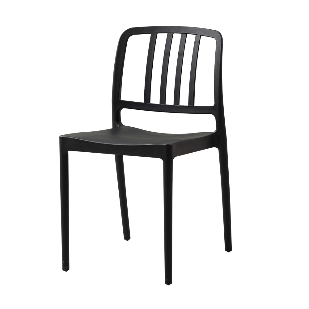 New Simple Design Stackable Plastic Dining Chairs Restaurant Armless Outdoor Plastic Chairs