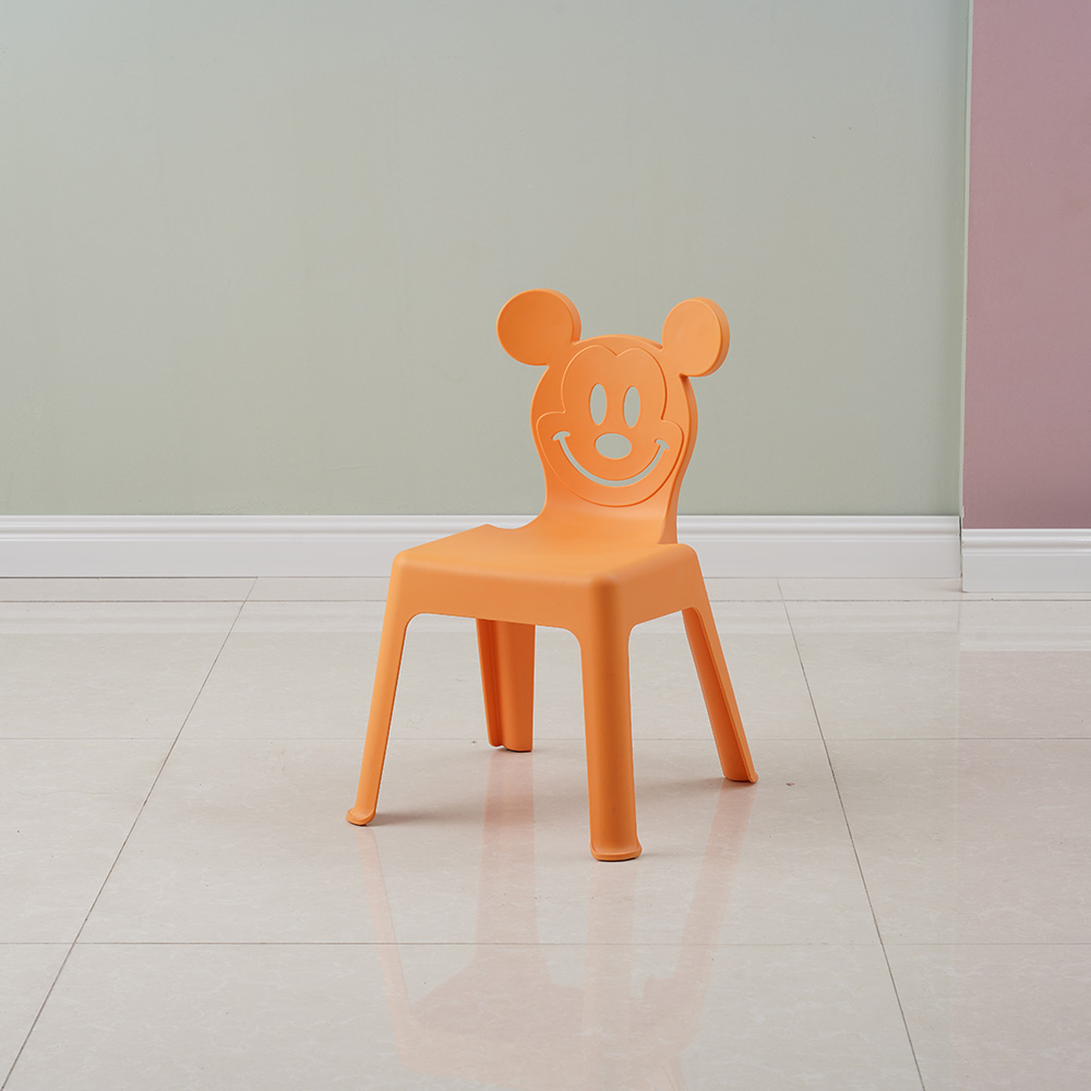 New Hot Sale Cute Pattern Kids Plastic Dining Chair Stackable PP Kids Dining Chair