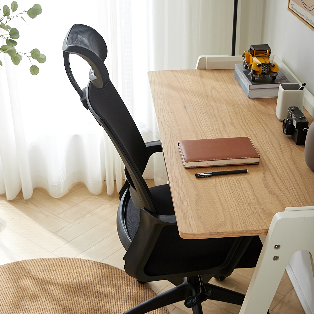 The Most Popular Adjustable Height And Black Armrest Office Chair With Nylon Base