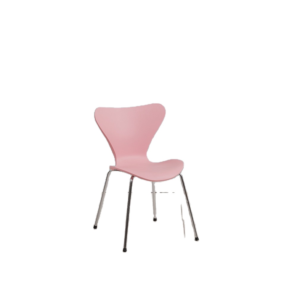 Professional Supply Wholesale Comfortable And Durable Chaise Stackable Dining Plastic Chair Hot Selling Plastic Chair