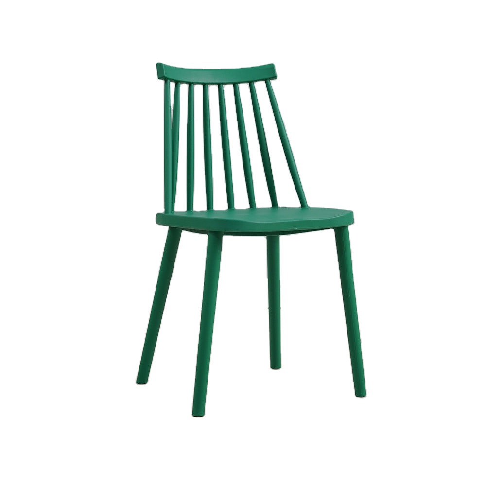 Manufacturer Wholesale Comfortable And Durable Windsor Hot Selling Plastic Chair High Back Rattan Plastic Chair Outdoor