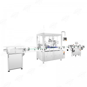 Essential Massage Medicine Oil Filling Capping Labeling Production Line