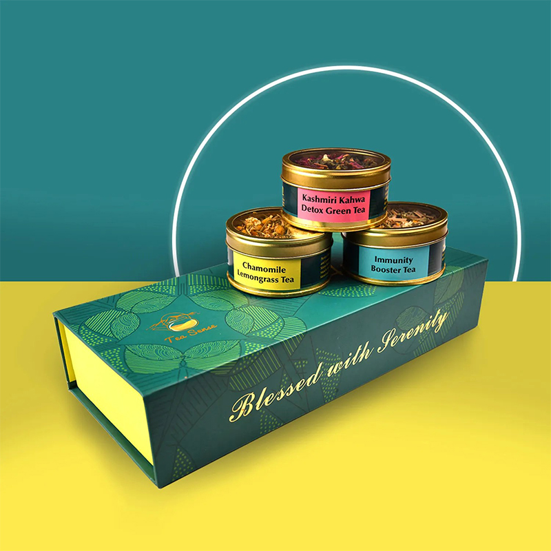 Персонализиран дизайн на опаковката на кутия за чай