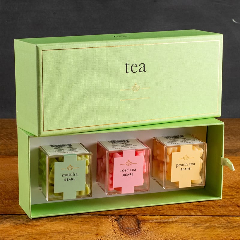 Süßigkeiten-Schubladenbox-Design mit Mini-Acryl